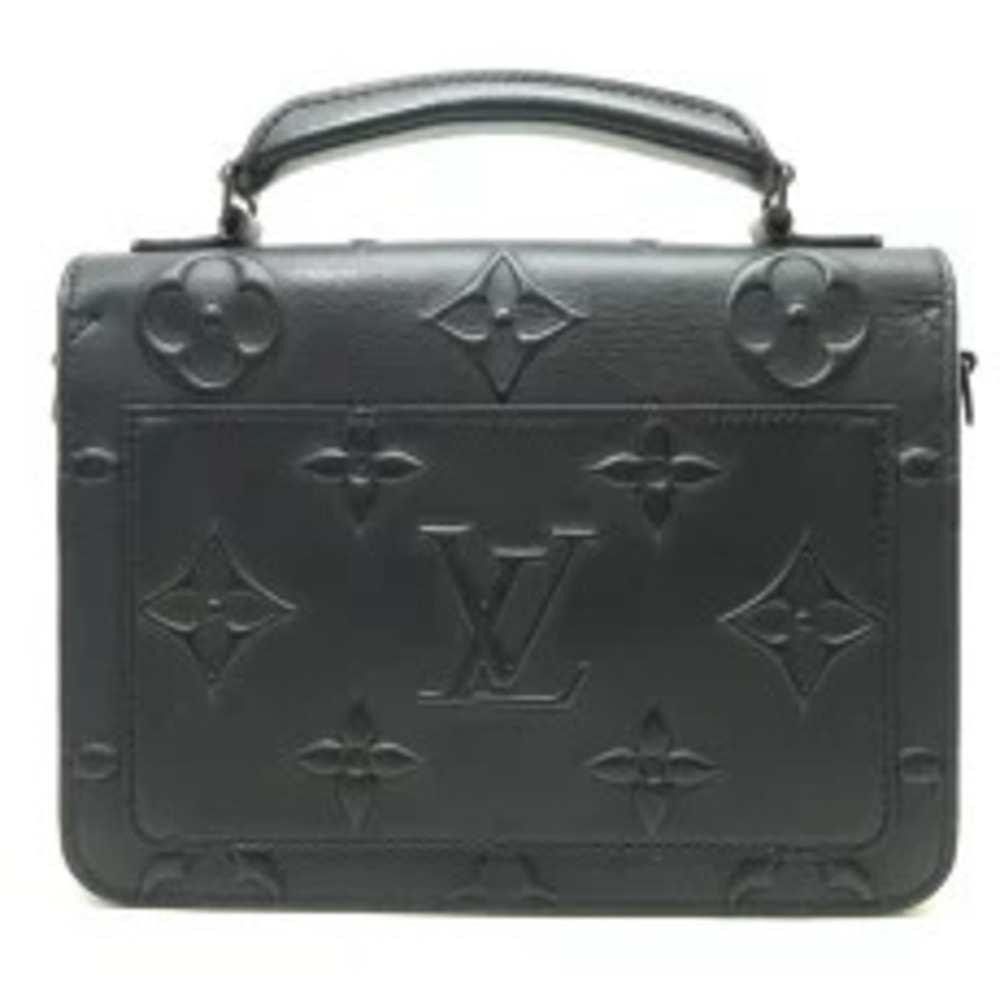 Louis Vuitton Calf Shoulder Black Bag Ambassador